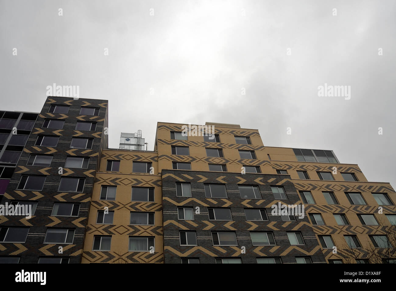Hochhäuser in Harlem, New York Stockfoto