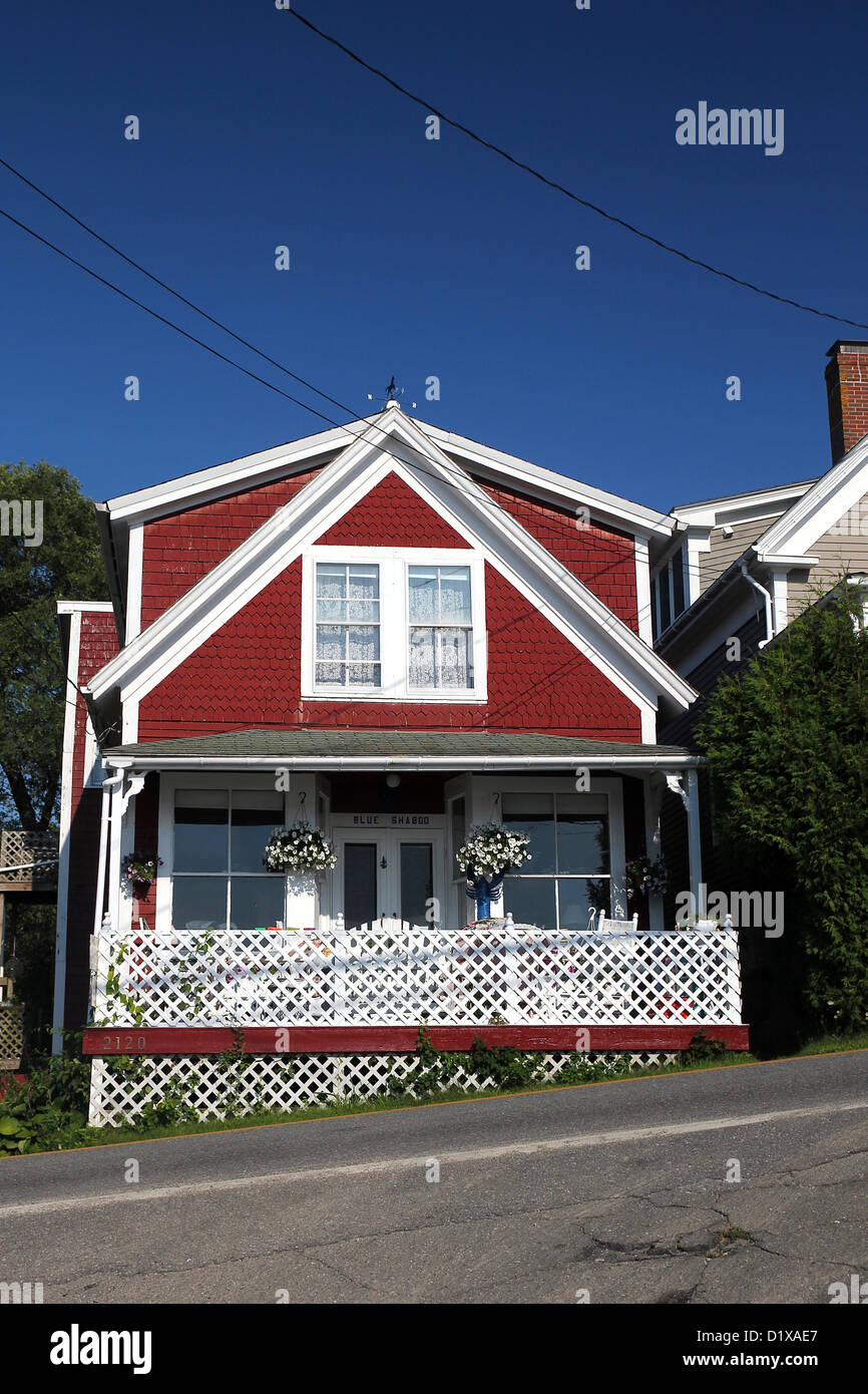 Ein Haus in South Bristol, Maine Stockfoto