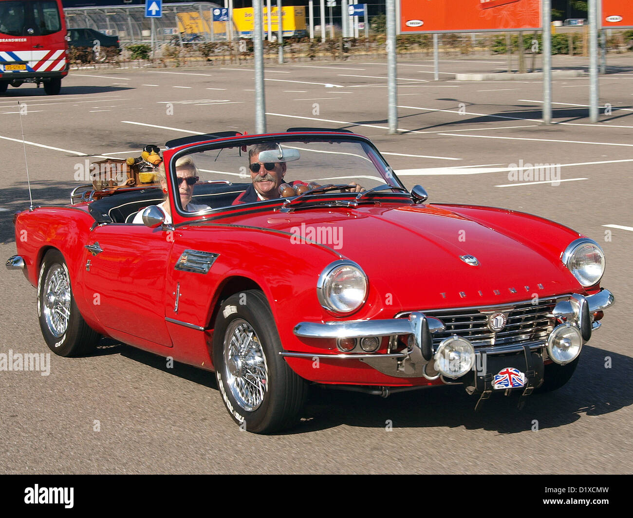 Oldtimer-Meeting Haarlem Triumph Stockfoto