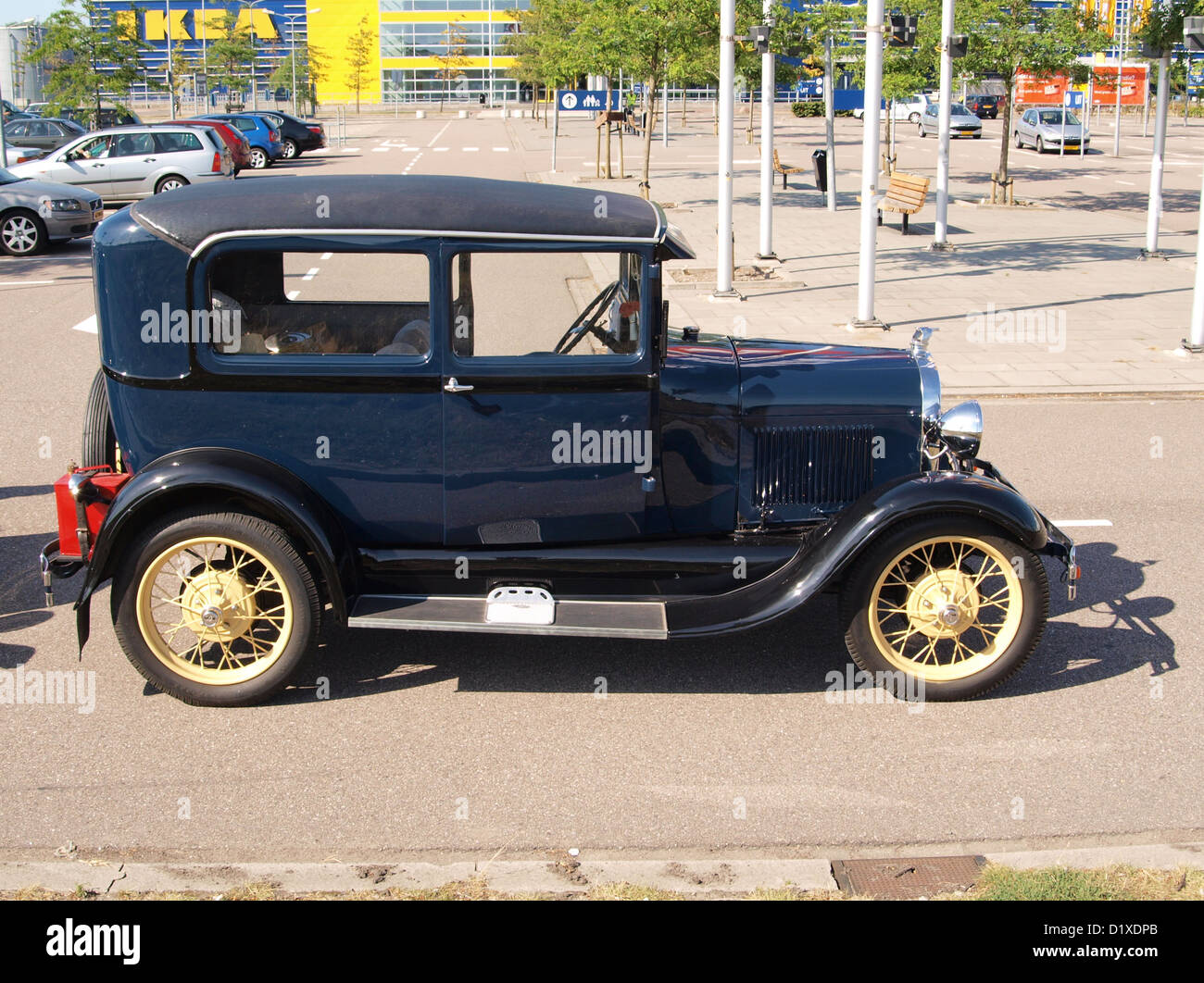 Oldtimer-Meeting Haarlem Ford A Stockfoto