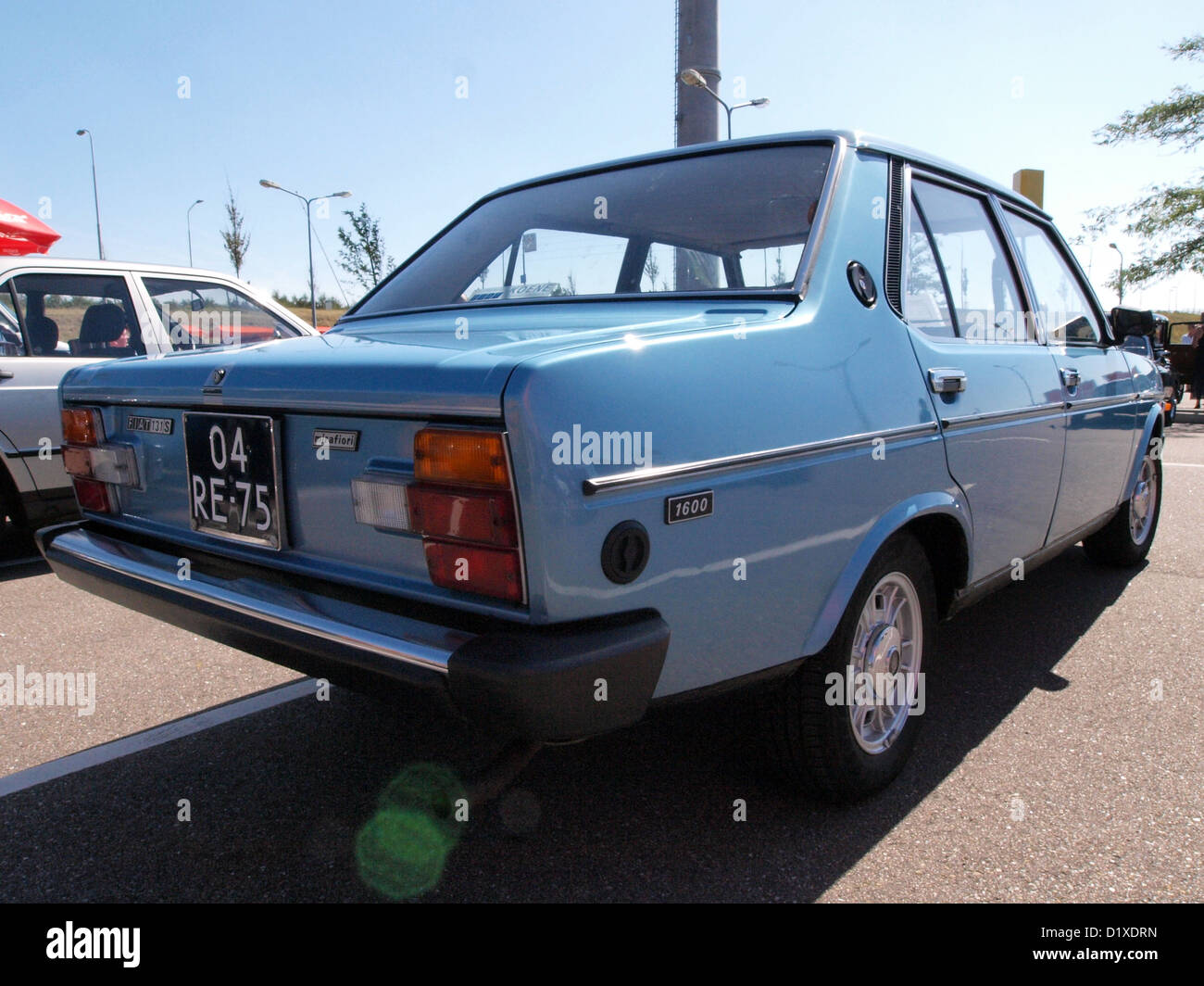 Oldtimer Treffen Haarlem Fiat 131 Mirafiori S 1600 Stockfoto