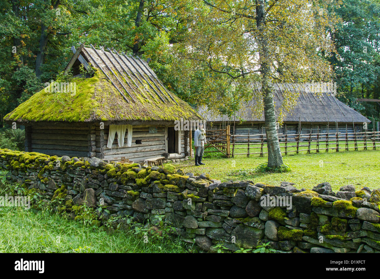 Alter Bauernhof Stockfoto