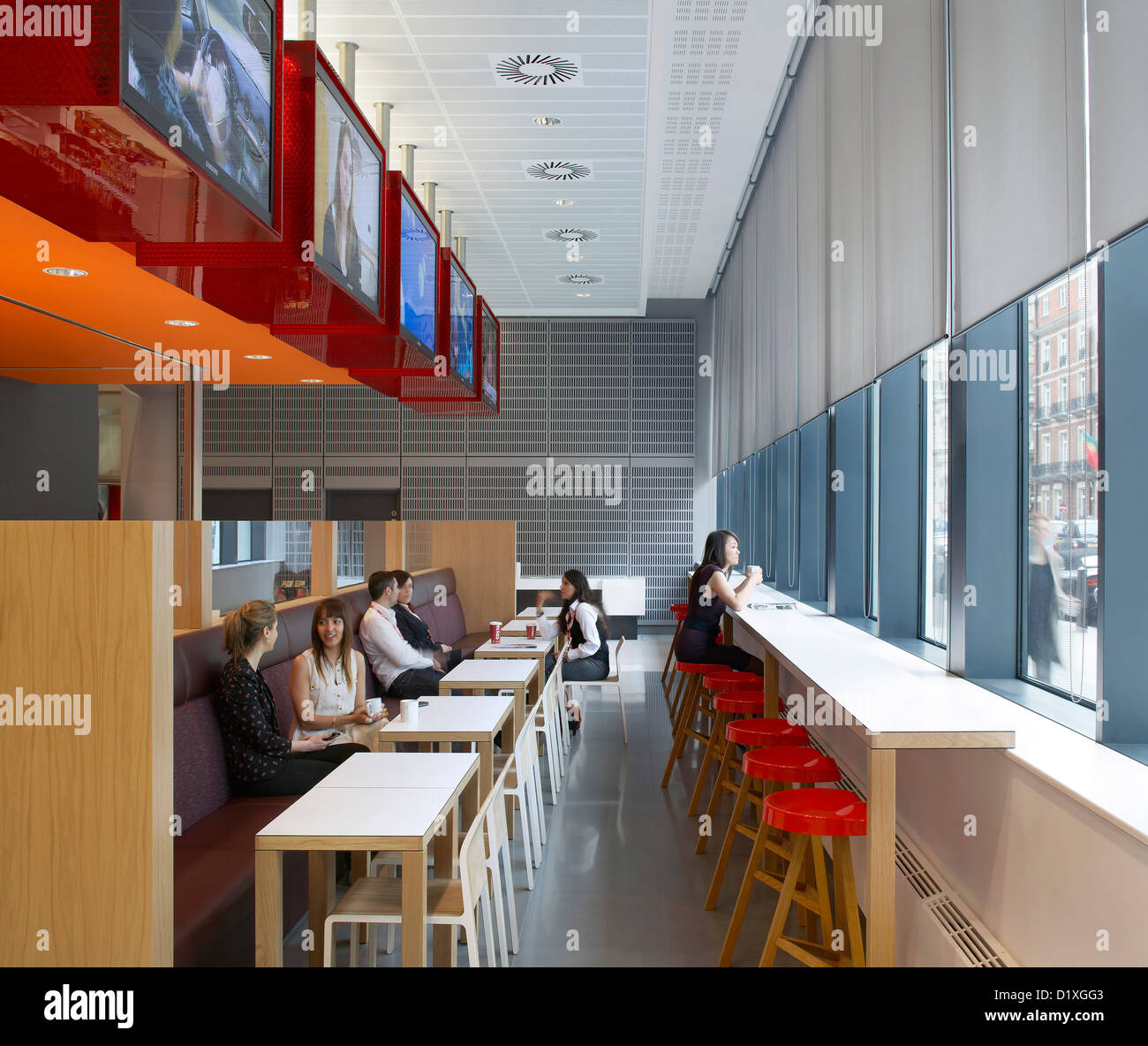 BBC Broadcasting House, London, Vereinigtes Königreich. Architekt: HOK International Ltd, 2012. Stockfoto