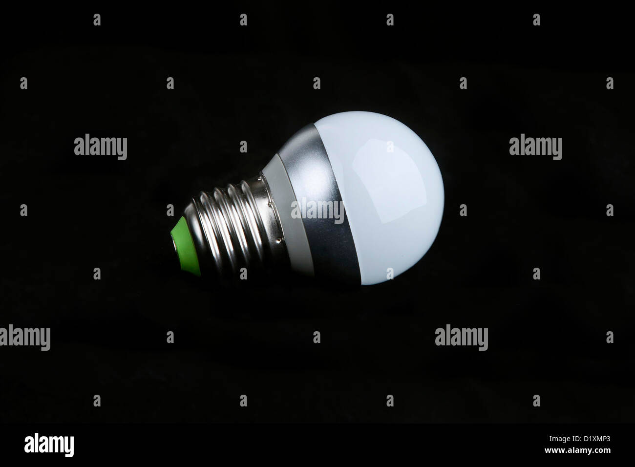 Eine einzelne LED-Lampe. Stockfoto