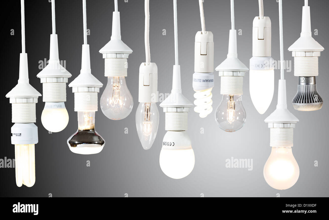 Verschiedene Lampen Stockfotos und -bilder Kaufen - Alamy