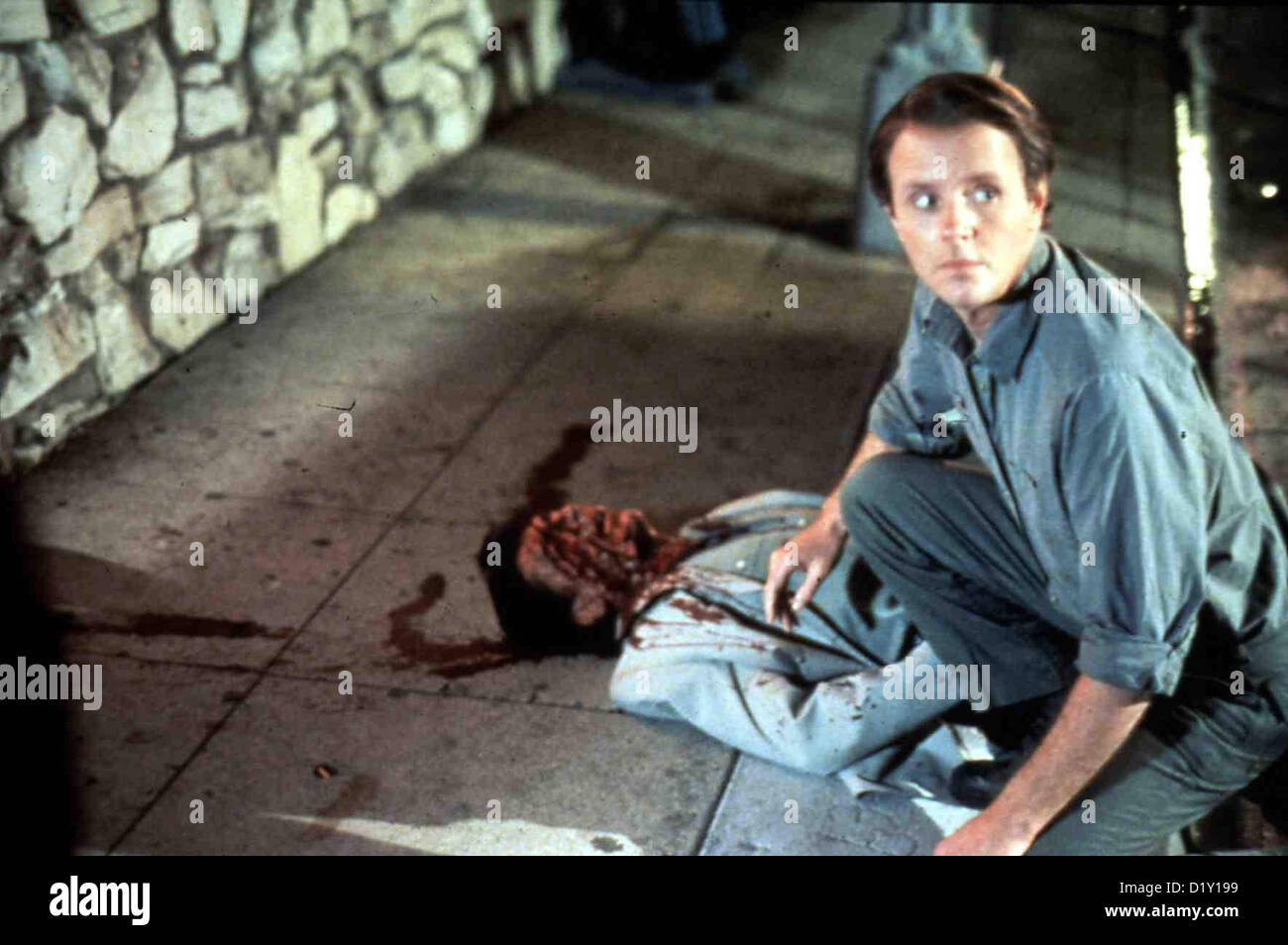 Wiege Des Schreckens es ist lebendig Iii - Insel lebt Michael Moriarty Als Steven (Michael Moriarty, R) Seinen Sohn Auf der Stockfoto