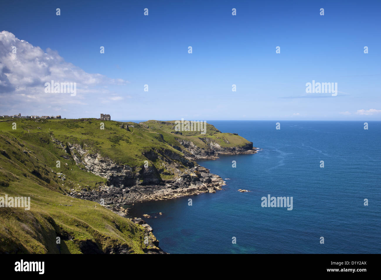 South West Coast Path, Tintagel, Boscastle Stockfoto