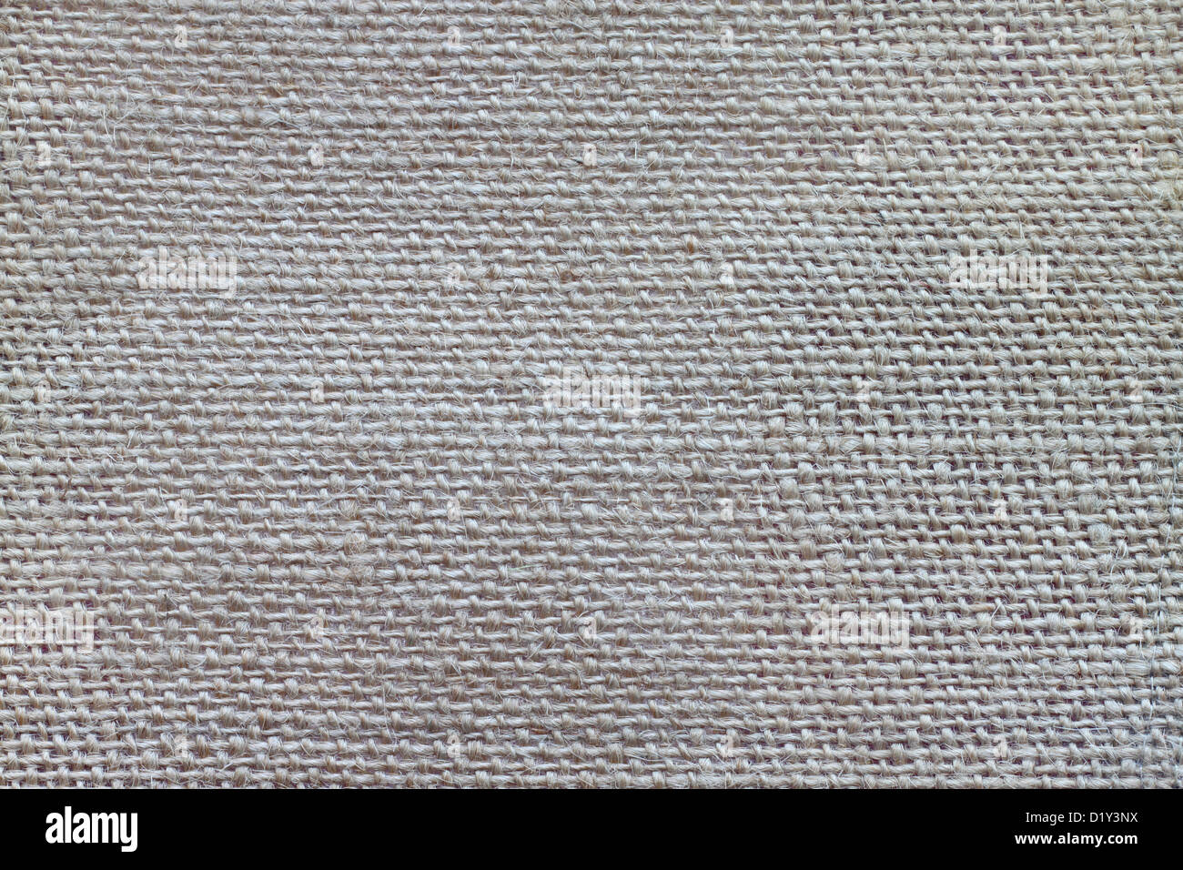 Textur von grobem Tuch von Jute Faser hergestellt Stockfoto