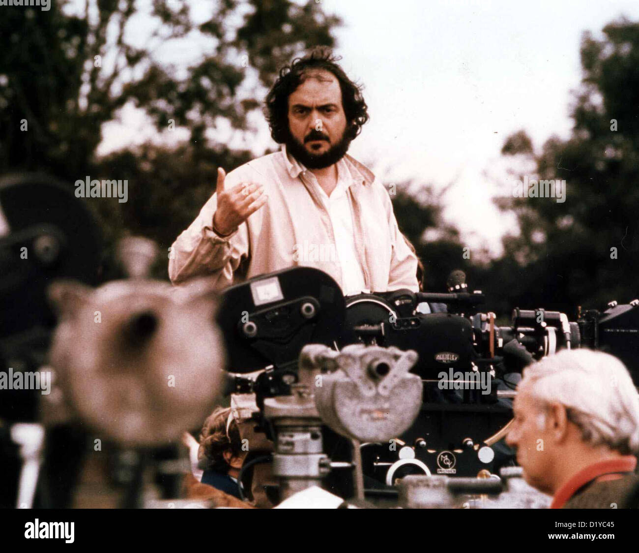 Stanley Kubrick Kubrick, Stanley Stanley Kubrick am Set von Barry Lyndon, USA 75 *** lokalen Caption *** 0-- Stockfoto