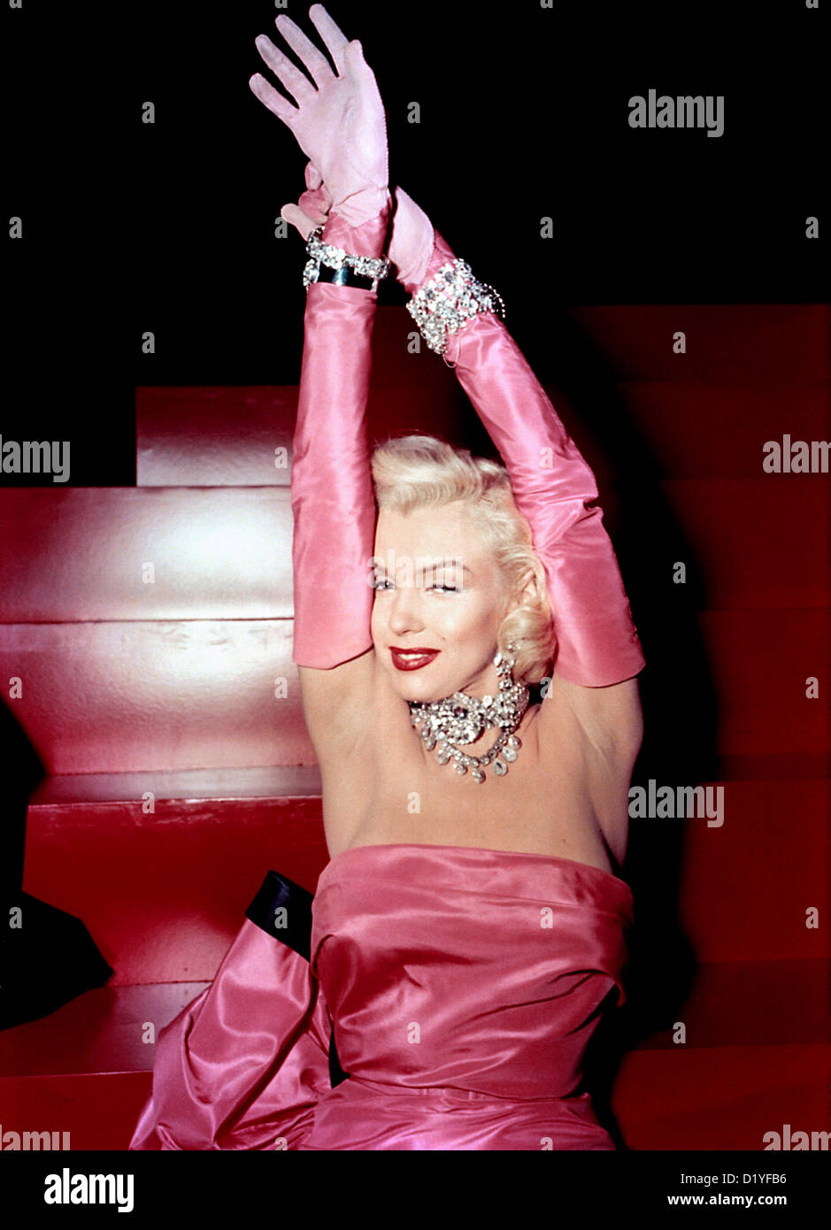 GENTLEMEN PREFER BLONDES 1953 20th Century Fox Film - Promo-Foto von Marilyn Monroe Stockfoto