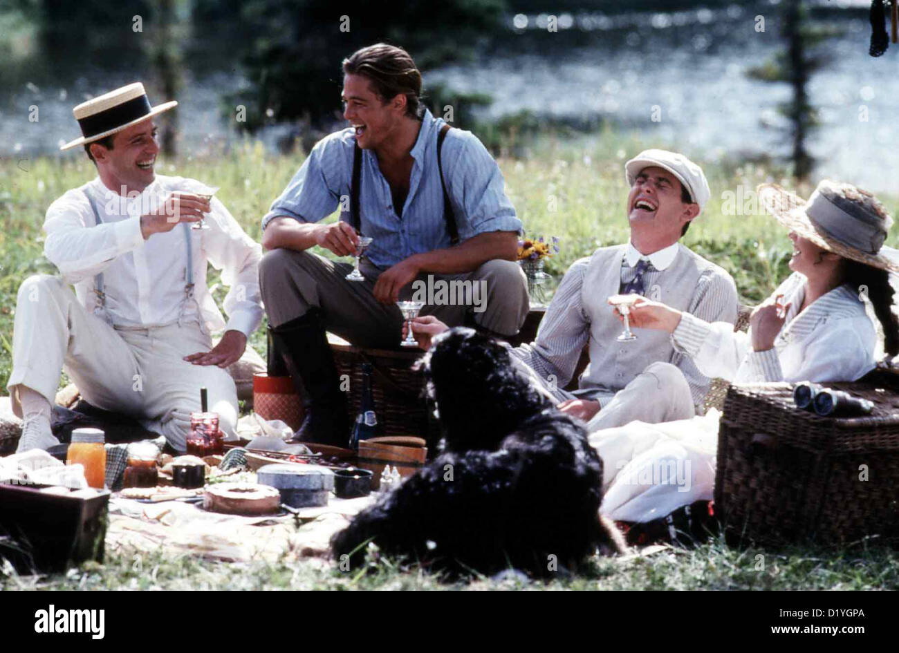 Legenden Der Leidenschaft Legenden Herbst Aidan Quinn, Brad Pitt, Henry Thomas, Julia Ormond Bevor sterben Brüder in Den Krieg Stockfoto