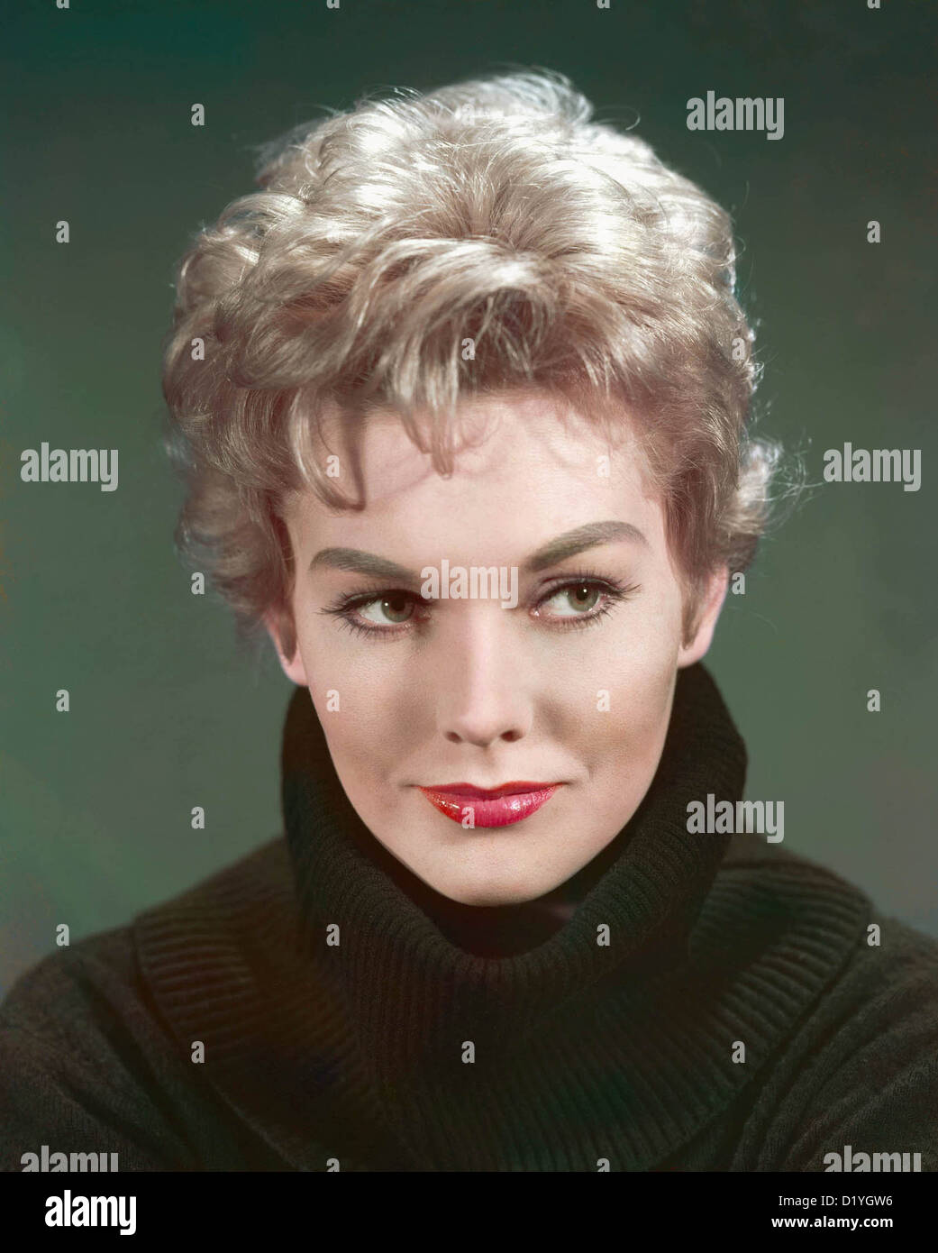 KIM NOVAK U.S. Schauspielerin über 1958 Stockfoto