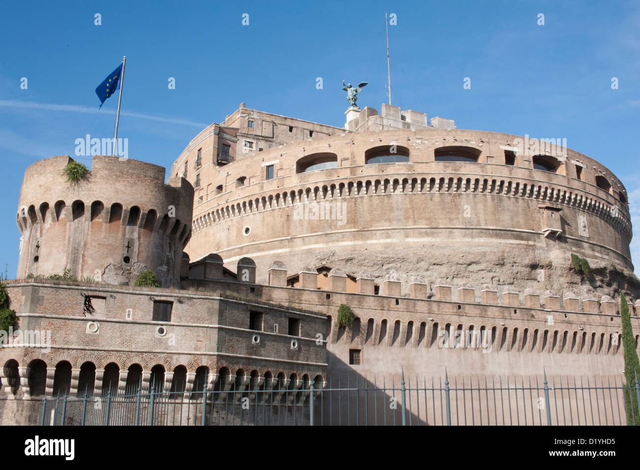 Veiw von Castel Sant ' Angelo, Rom, Italien. Stockfoto