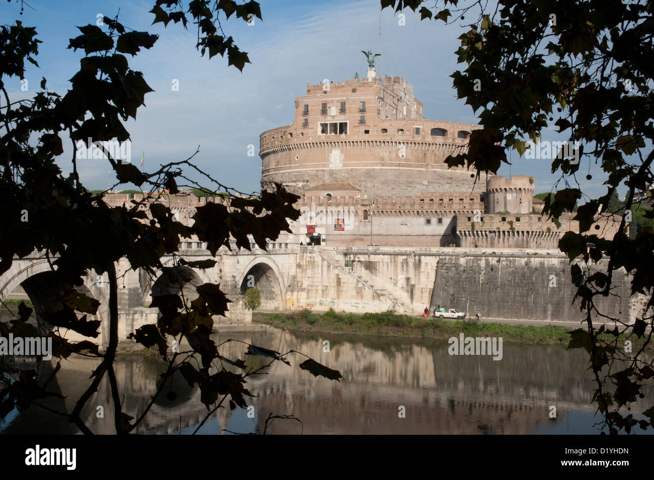 Veiw von Castel Sant ' Angelo, Rom, Italien. Stockfoto