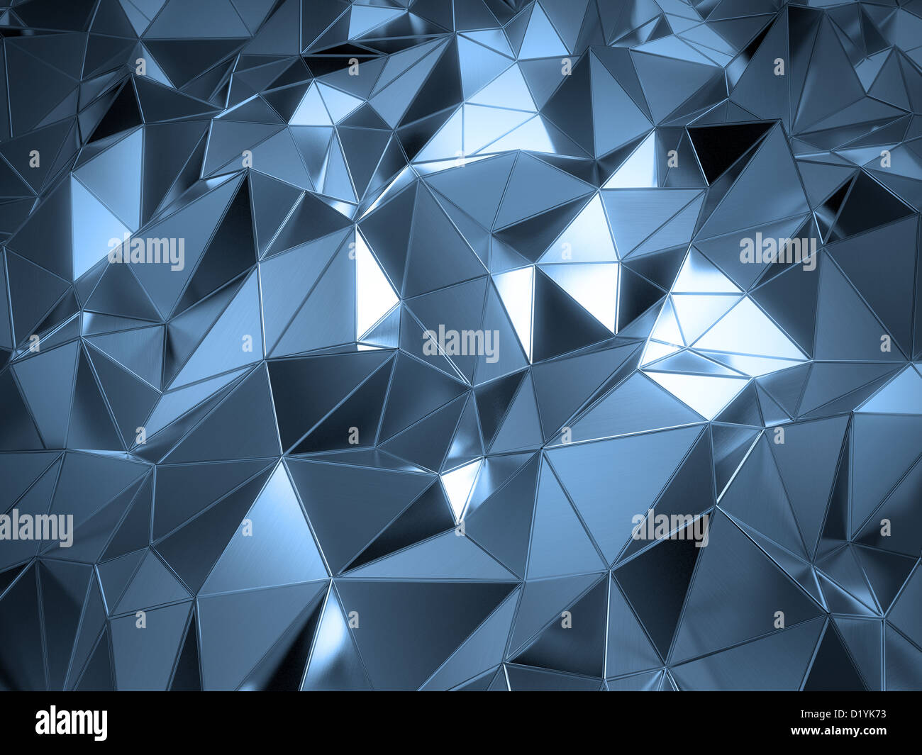 Glänzende Metall abstrakte Oberfläche - industriellen Hintergrund Stockfoto