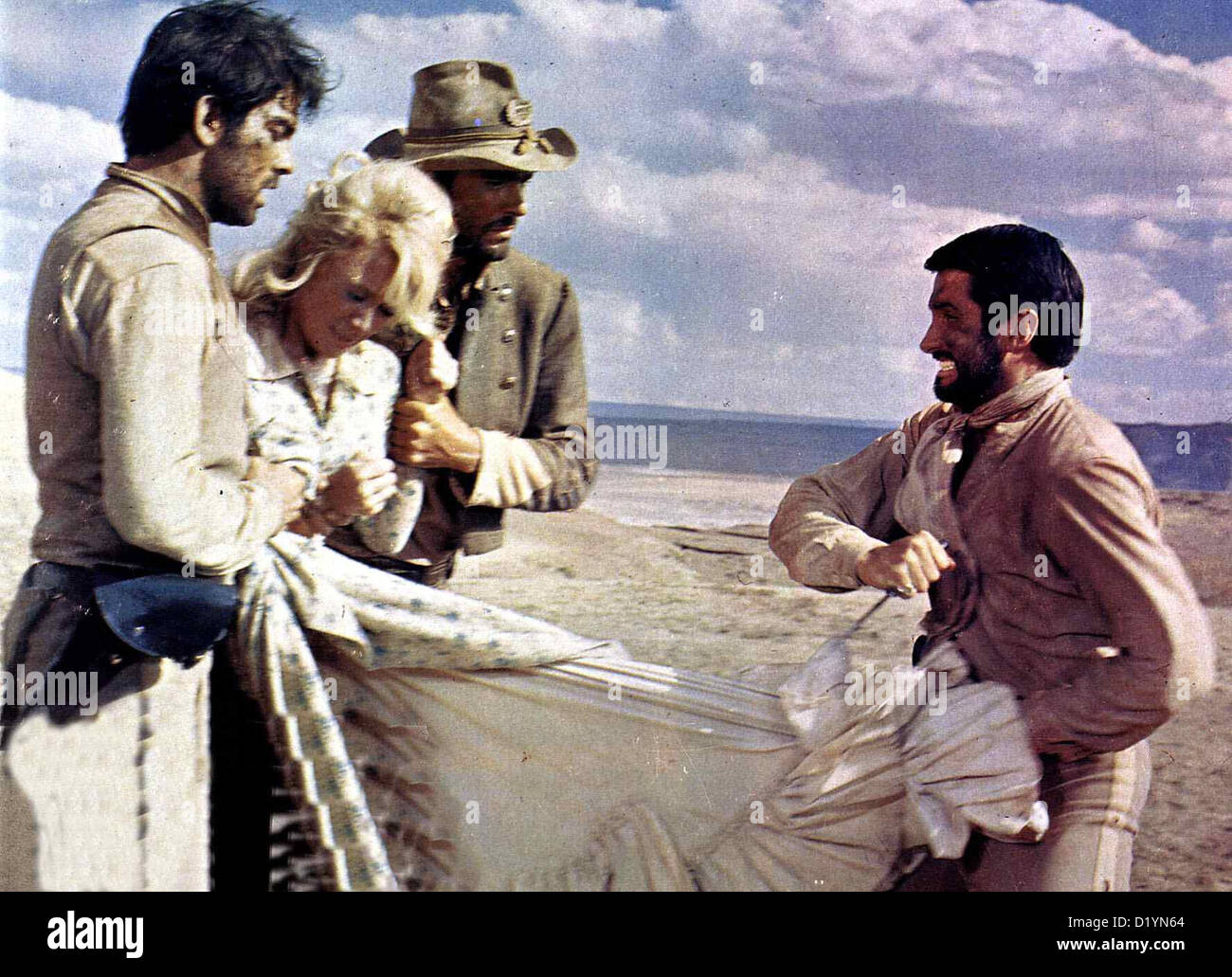 Der Gnadenlose Ritt Long Ride Home, Inger Stevens, George Hamilton Nach Einem Ausbruch aus Dem Gefängnis der Nordstaatler, Stockfoto