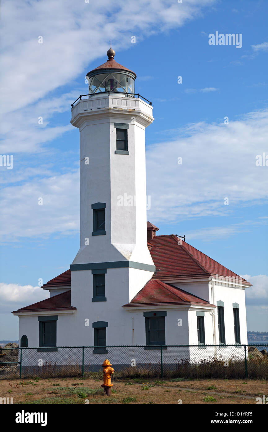 Punktlicht Wilson 1879, Port Townsend, WA, USA Stockfoto