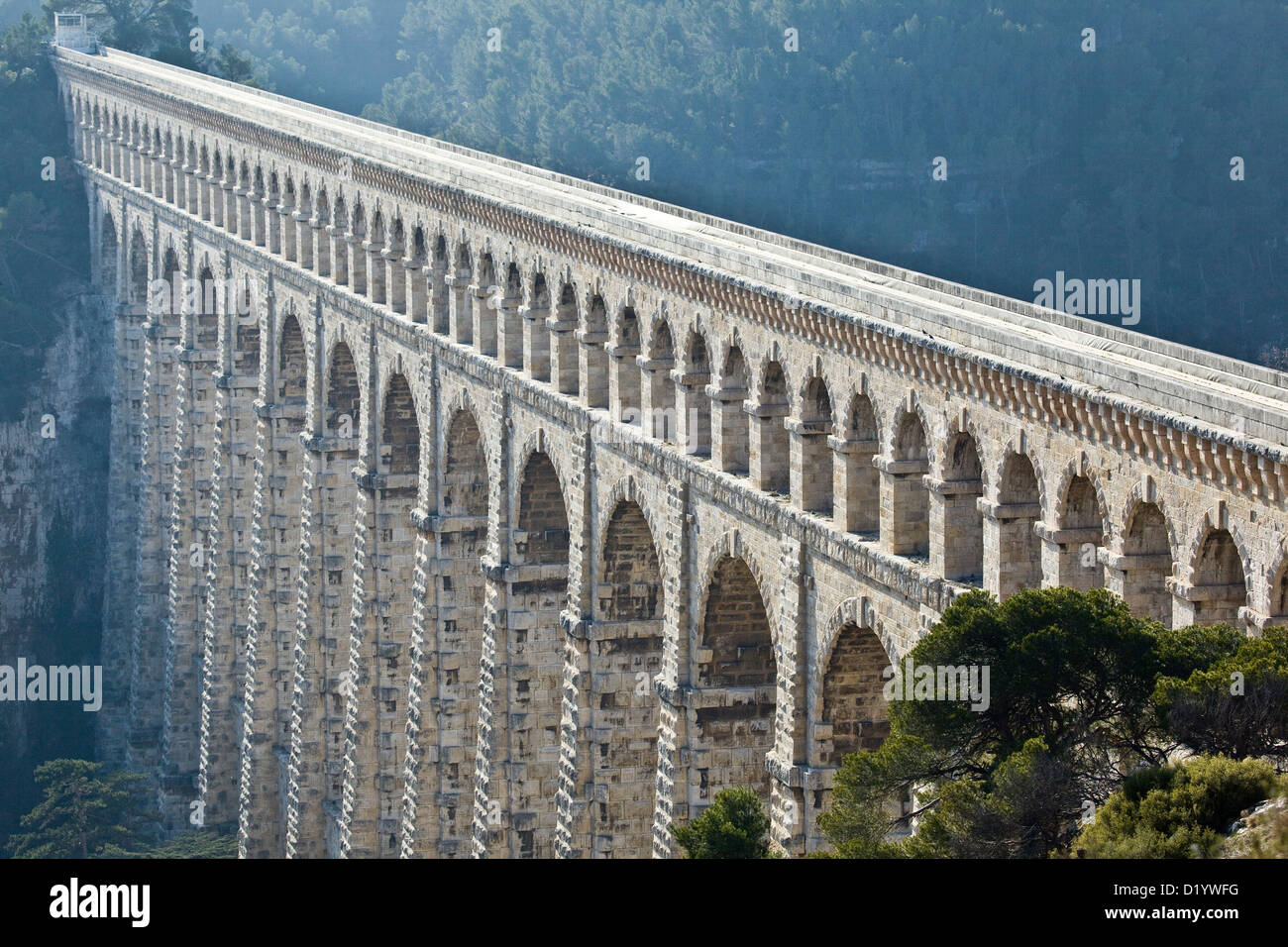 Aquädukt von Roquefavour (Provence, Frankreich) Stockfoto