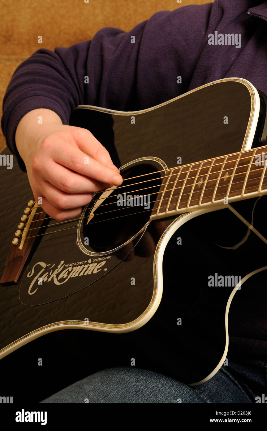 Takamine Gitarre, G-Serie. Stockfoto