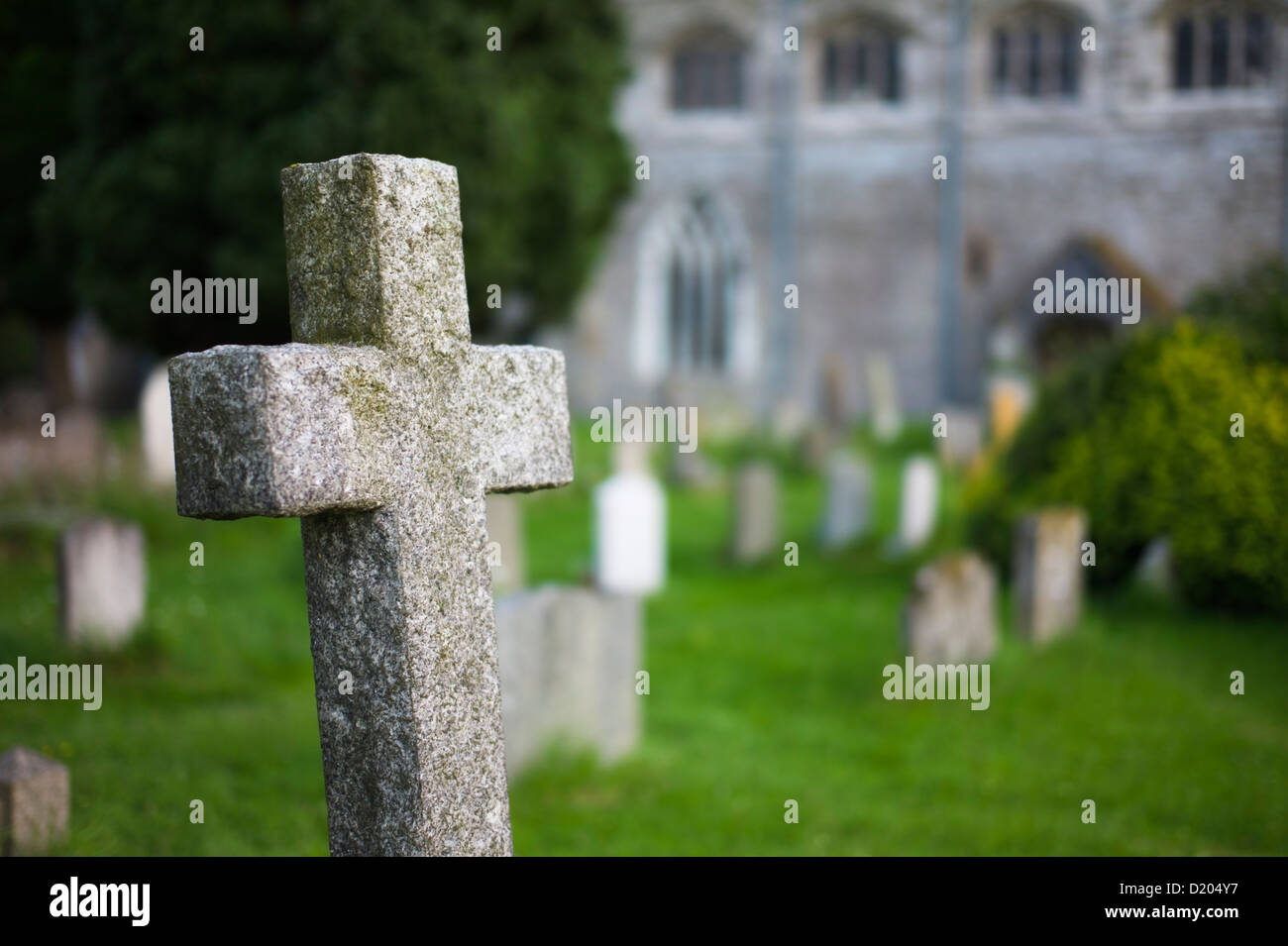 Friedhof St. Peter s Wootten Wawen Warwickshire UK Stockfoto