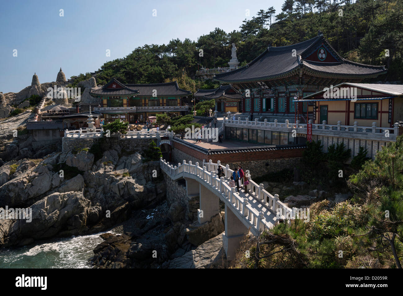 Haedong Yonggungsa Tempel, Busan, Südkorea Stockfoto