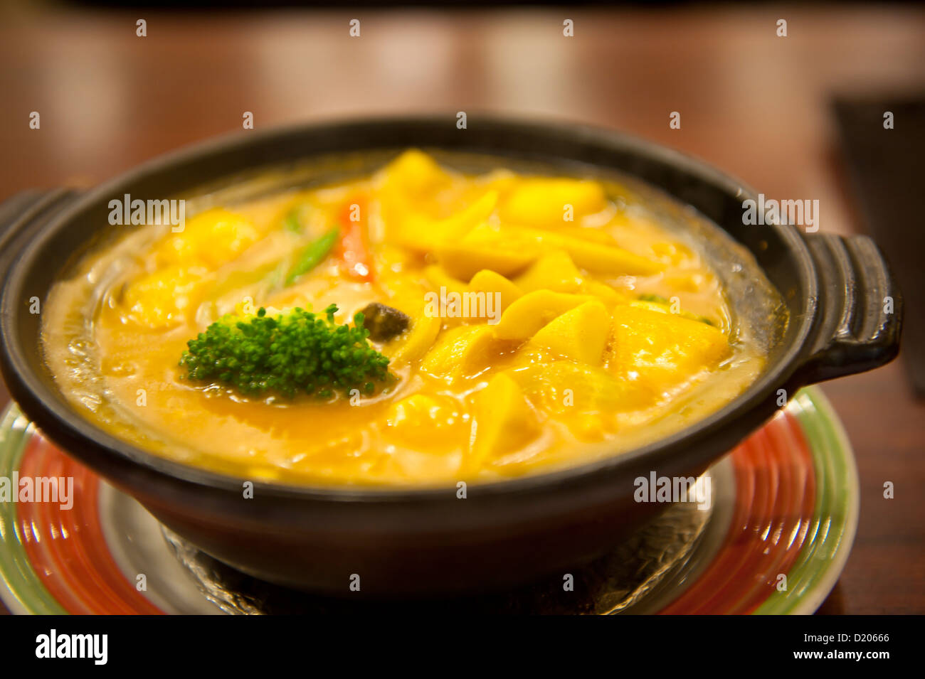 Lokalen Gemüsecurry, Kaohsiung Stockfoto