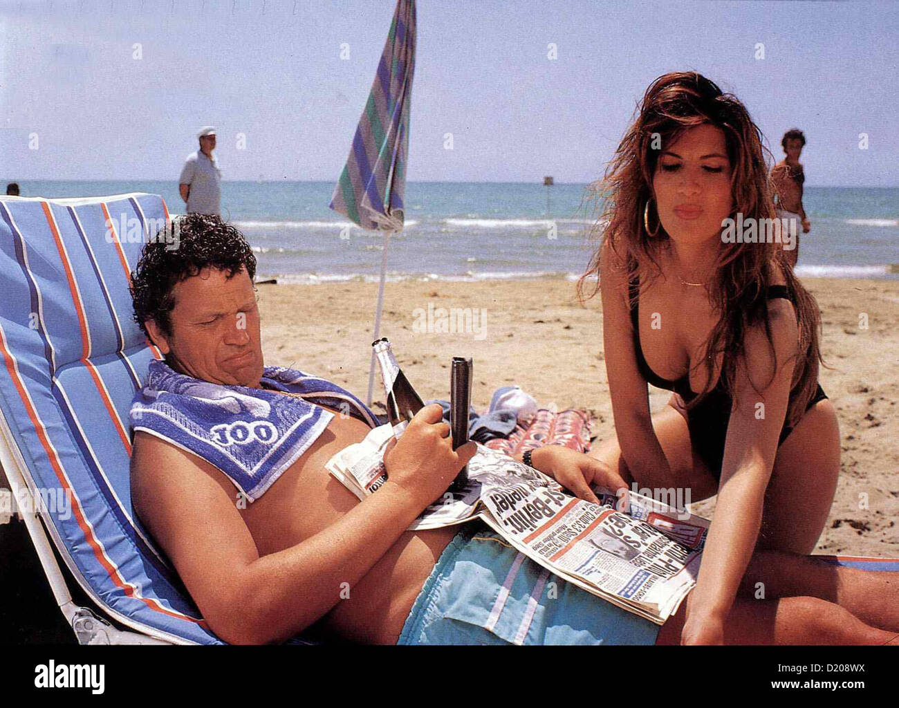 Man Spricht Deutsh Man Spricht Deutsh Erwin Loeffler (Gerhard Polt) *** lokalen Caption *** 1988-- Stockfoto