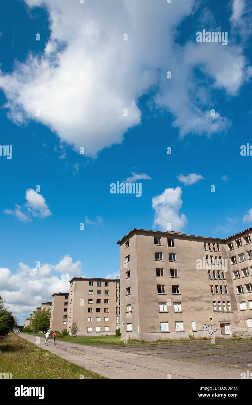 Prora, Rügen, Deutschland, der ehemaligen KdF Anlage Prora Stockfoto
