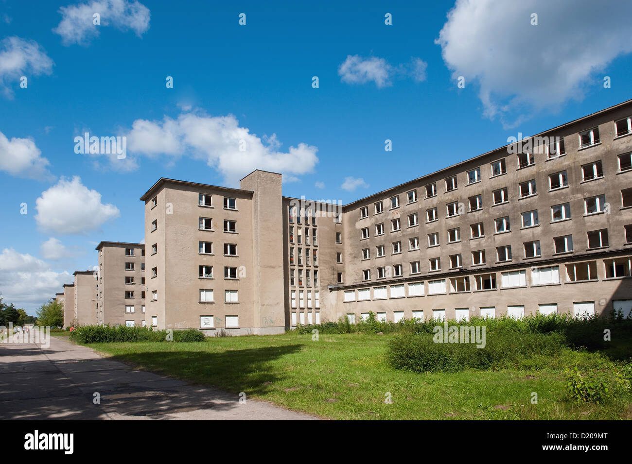 Prora, Rügen, Deutschland, der ehemaligen KdF Anlage Prora Stockfoto