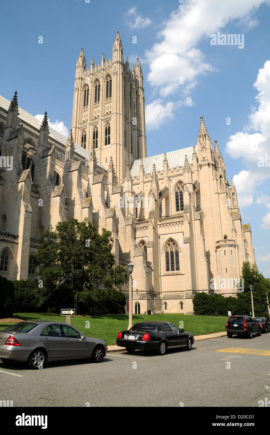 Der National Cathedral in Washington, DC Stockfoto