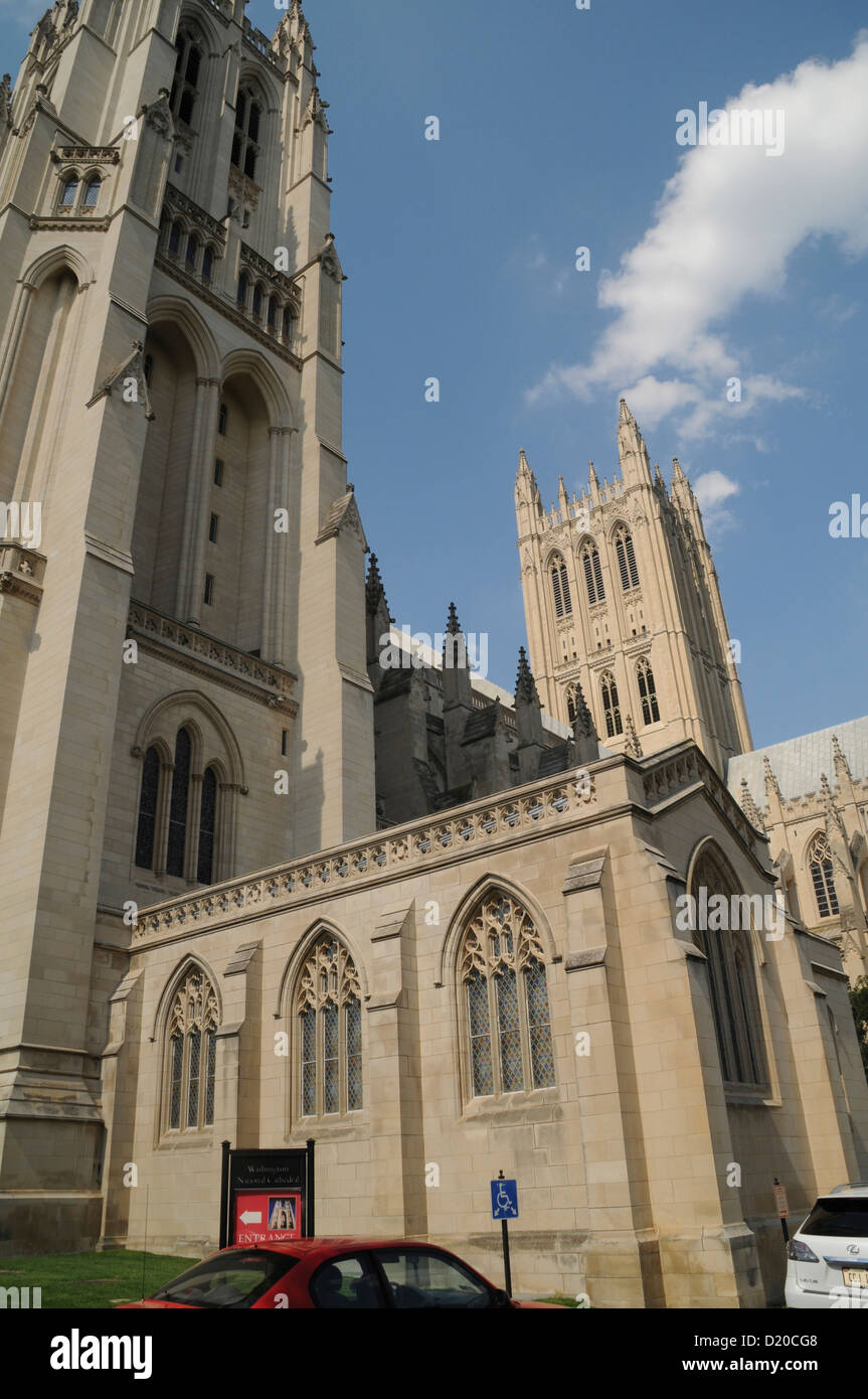 Der National Cathedral in Washington, DC Stockfoto