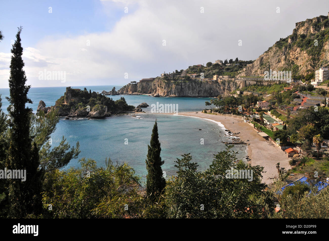 Isola Bella Taormina, Sizilien, Italien, Taormina, Ostküste, Sizilien, Italien Stockfoto