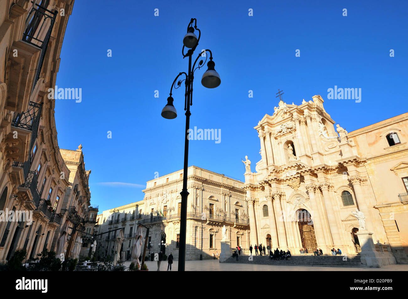 Duomo di Siracusa Siracusa, Ortygia, Ostküste, Sizilien, Italien Stockfoto