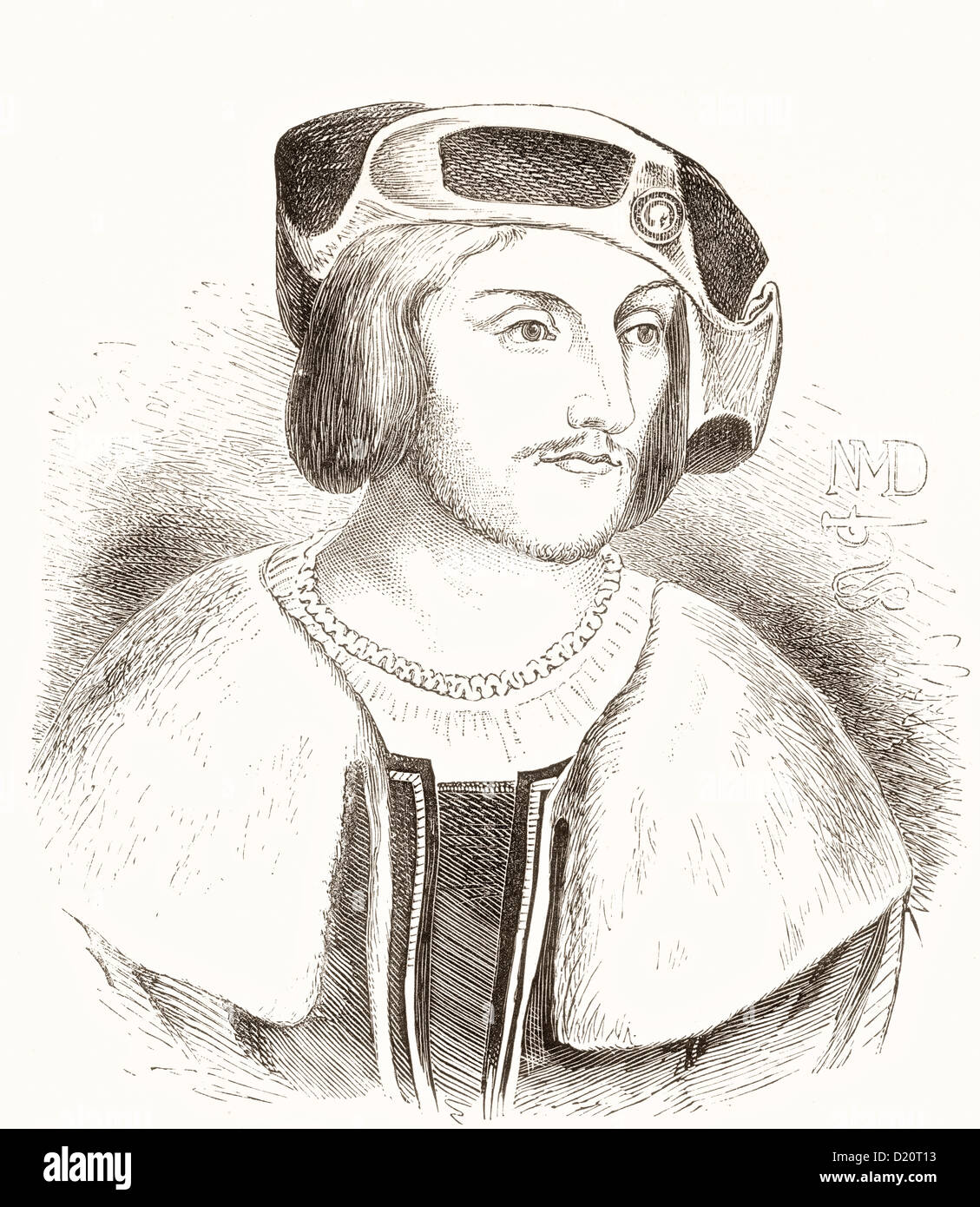 Niklaus Manuel, 1484-1530. Schweizer Dramaturg, Maler, Kupferstecher und Staatsmann. Stockfoto