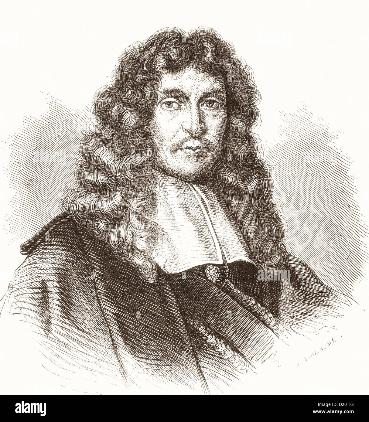 Joachim von Sandrart, 1606 –1688. Deutschen Barock Kunsthistoriker und Künstler. Stockfoto