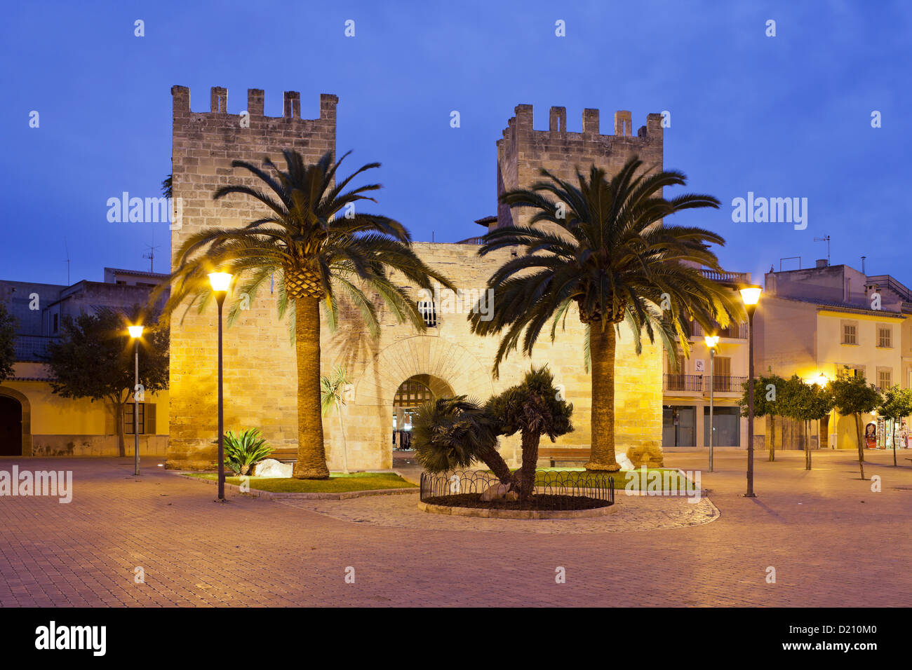Porta del Moll, Alcudia, Mallorca, Spanien Stockfoto