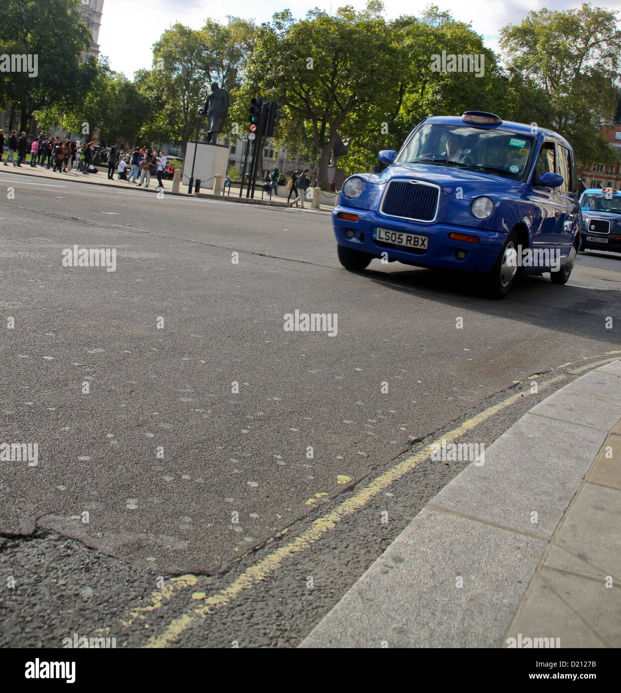 London Taxi ikonische Bild Stockfoto