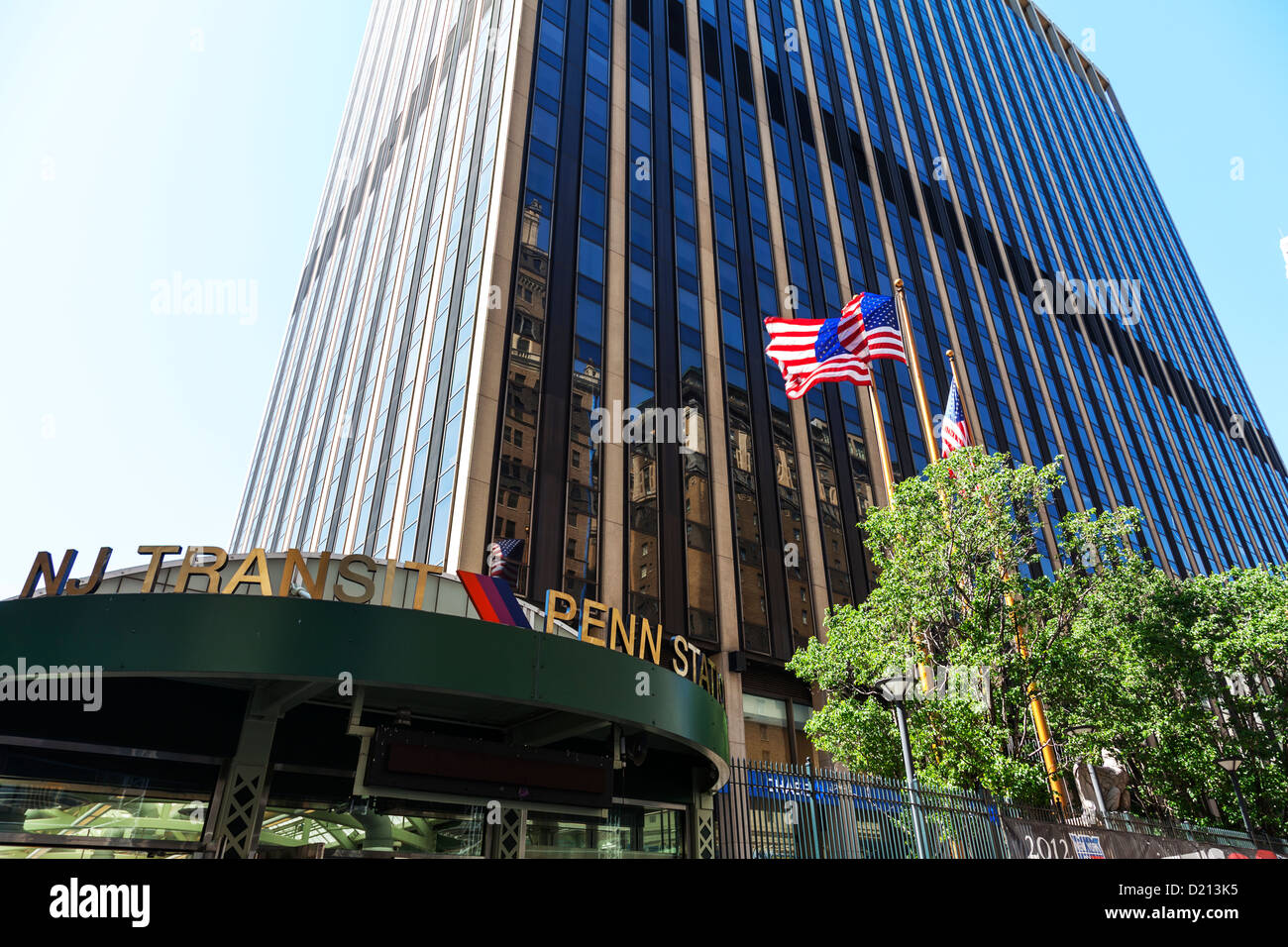 Äußere äußere des Penn Station & Madison Square Garden, New York City, New York, NY, USA, Amerika Stockfoto