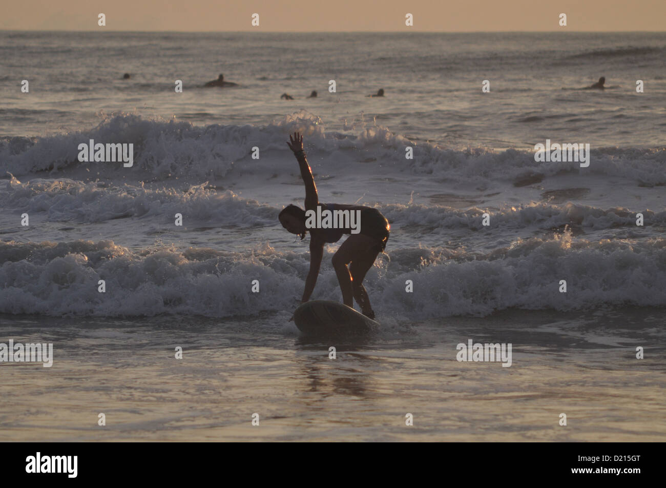 Santa Teresa (Nicoya-Puntarenas, Costa Rica) Stockfoto