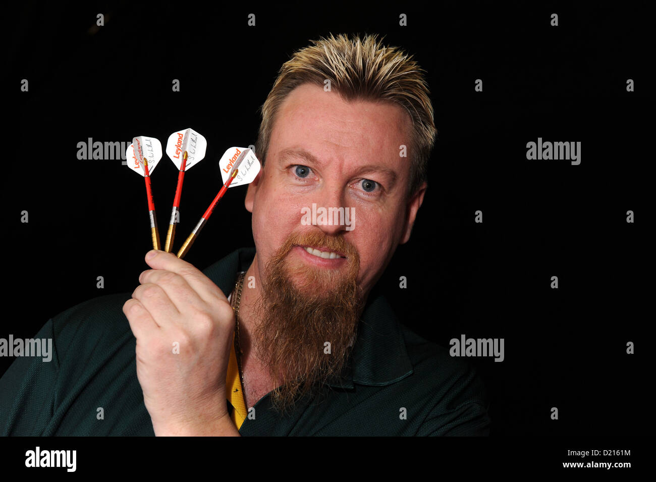 Australische Dartspieler Simon Whitlock Stockfoto