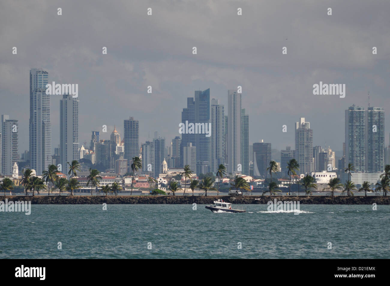 Ciudad de Panamá (Panama): die Skyline der modernen Stadt Stockfoto