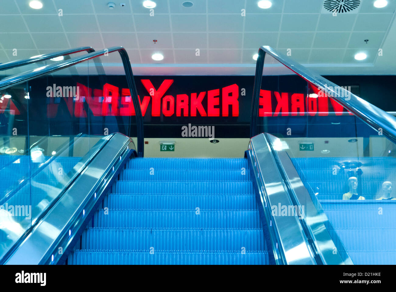 Eingang eines NewYorker store Stockfoto