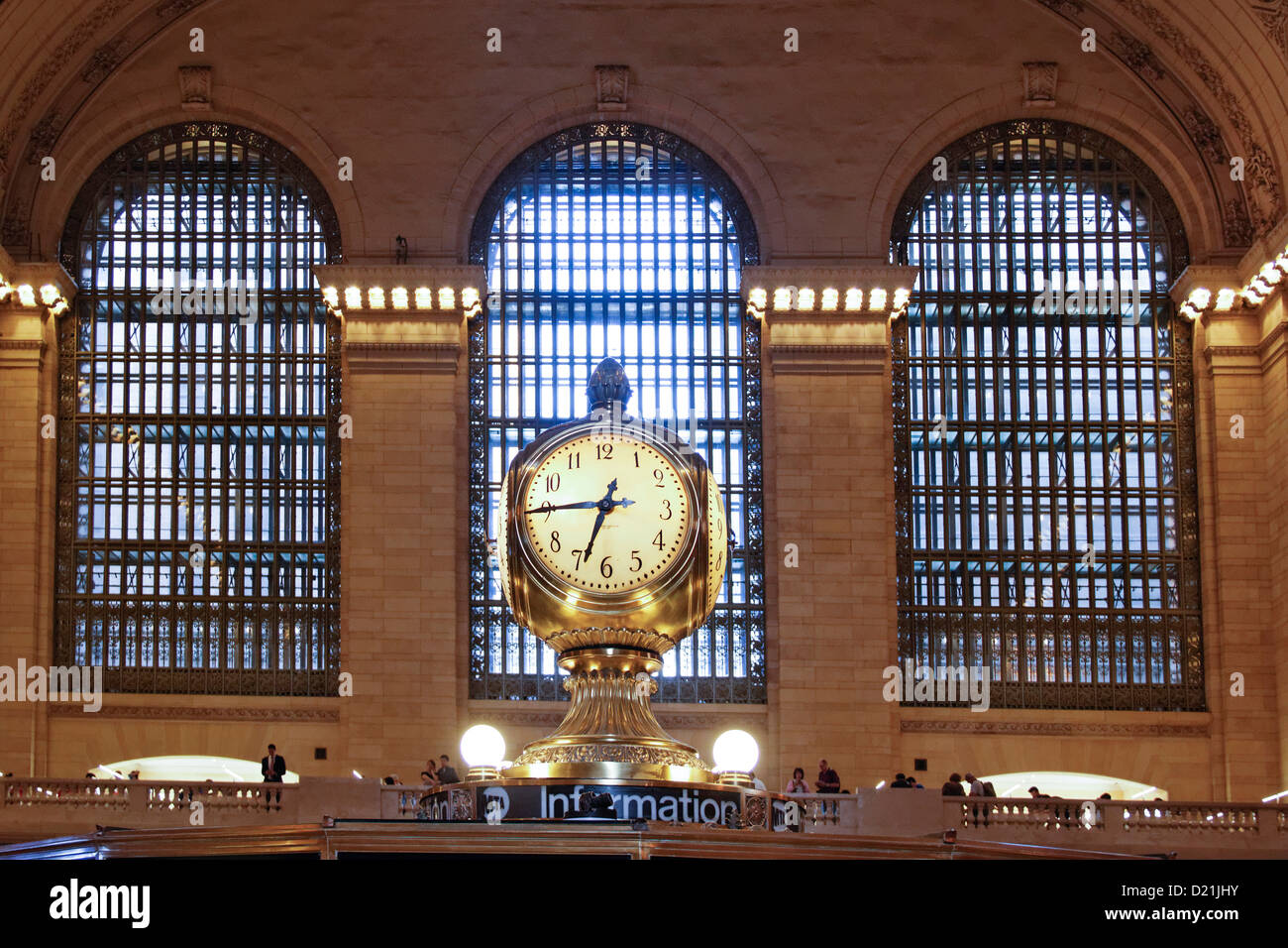 Uhr an der Grand Central Station, Manhattan, New York City, New York, USA  Stockfotografie - Alamy