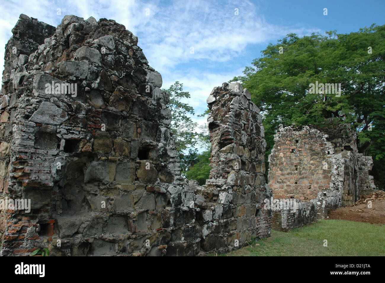 Ciudad de Panamá (Panama): Ruinen von Panamá la Vieja (auch Panamá Viejo) Stockfoto