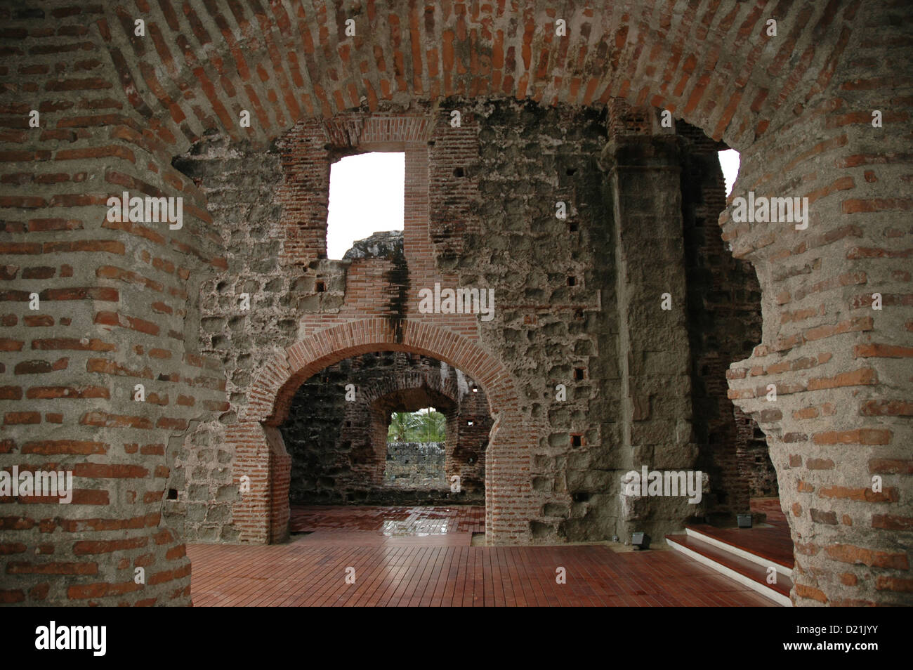 Ciudad de Panamá (Panama): Ruinen von Panamá la Vieja (auch Panamá Viejo) Stockfoto