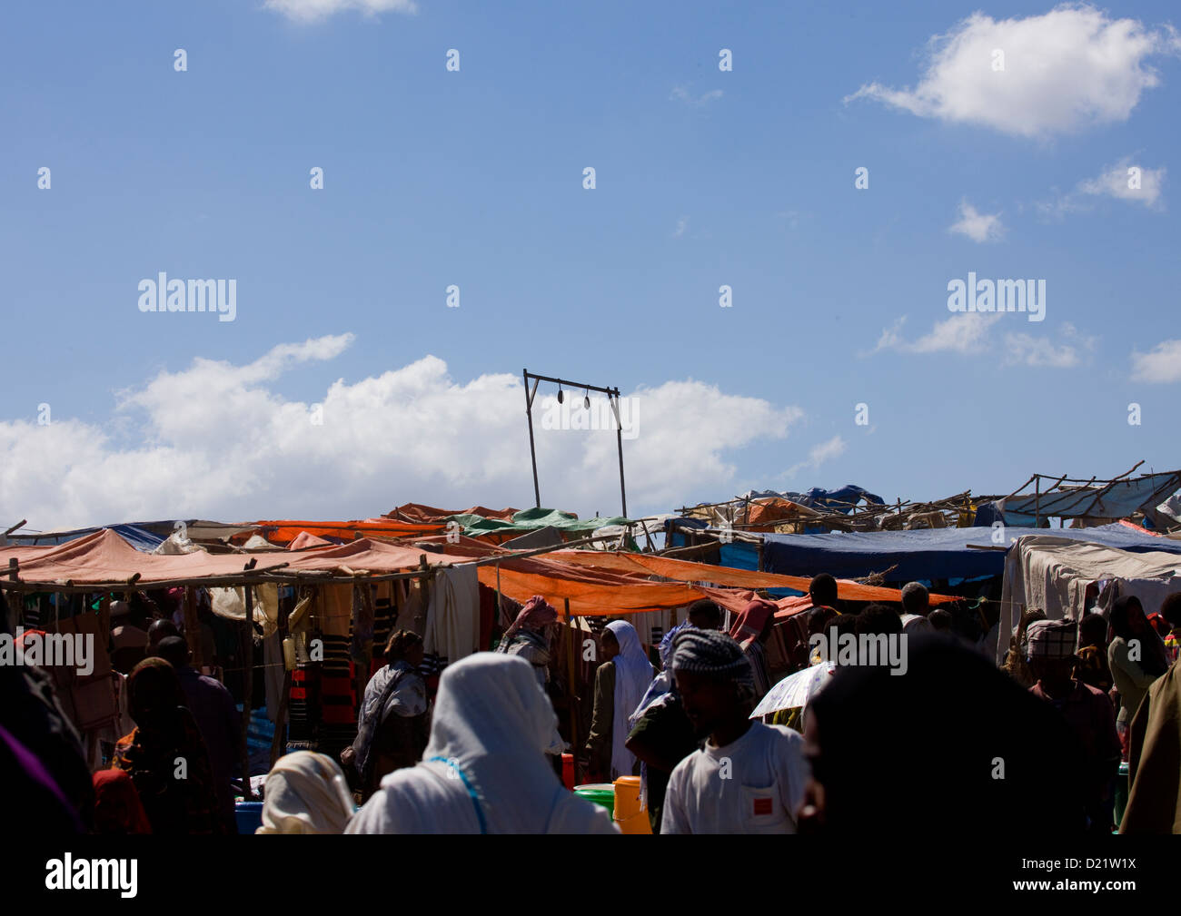 Markt-Tag, Bati, Amhara Region, Äthiopien Stockfoto