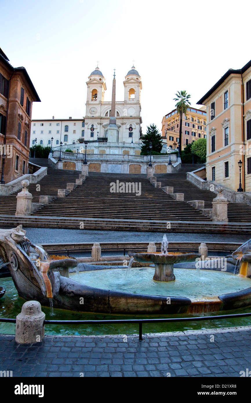 Piazza di Spagna spanische Treppe Rom Italien Stockfoto