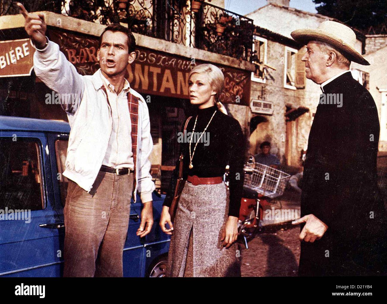 Affen, nach Hause gehen - Schmeisst sterben Affen Raus!  Affen, nach Hause gehen, Dean Jones, Yvette Mimieux, Maurice Chevalier Hank Dussard Stockfoto