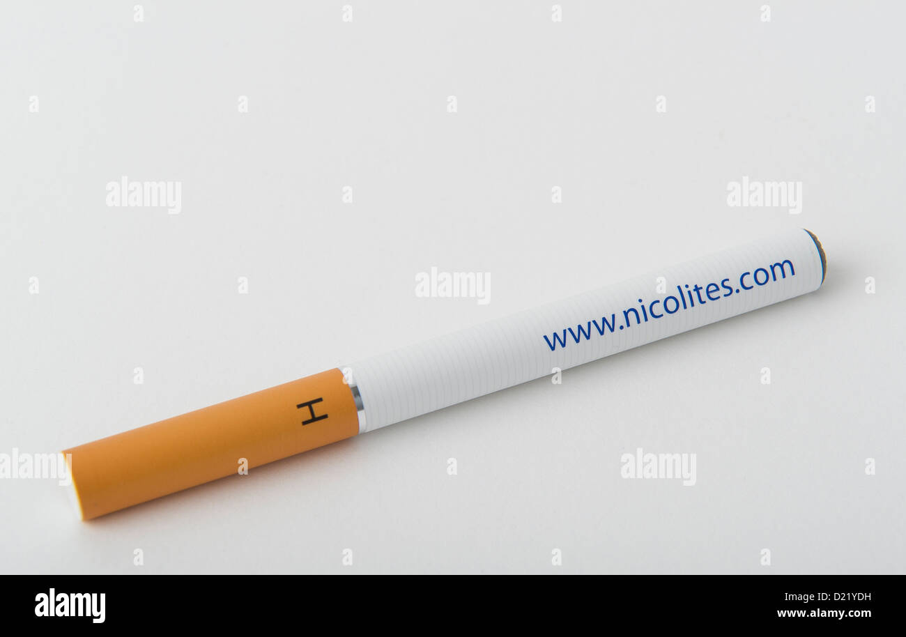 Nicolites elektronische Zigarette Stockfoto