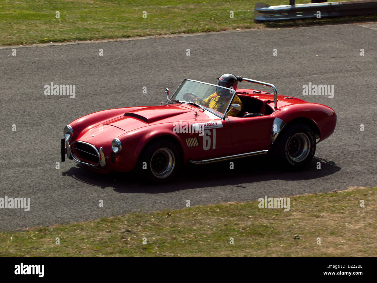 Alan Springett fahren ein 1986 AC Cobra Replica im Sprintwettbewerb bei Motorsport im Palazzo 2011 Stockfoto